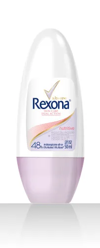 Desodorante Antitranspirante Roll On Rexona Women Nutritive 50ml - REXONA - Higiene E Beleza