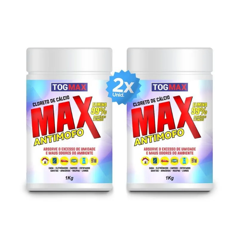 Cloreto De Cálcio 2kg - Anti Mofo -
