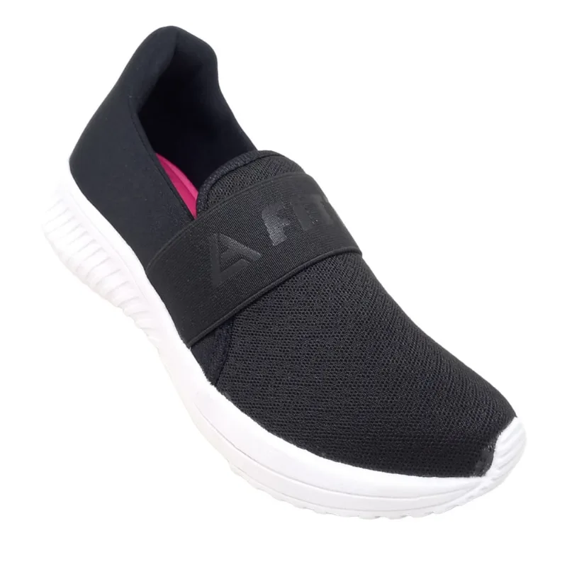 Tênis Feminino Casual Sem Cadarço Slip On Confortável Caminhada Leve Macio Academia Esportivo