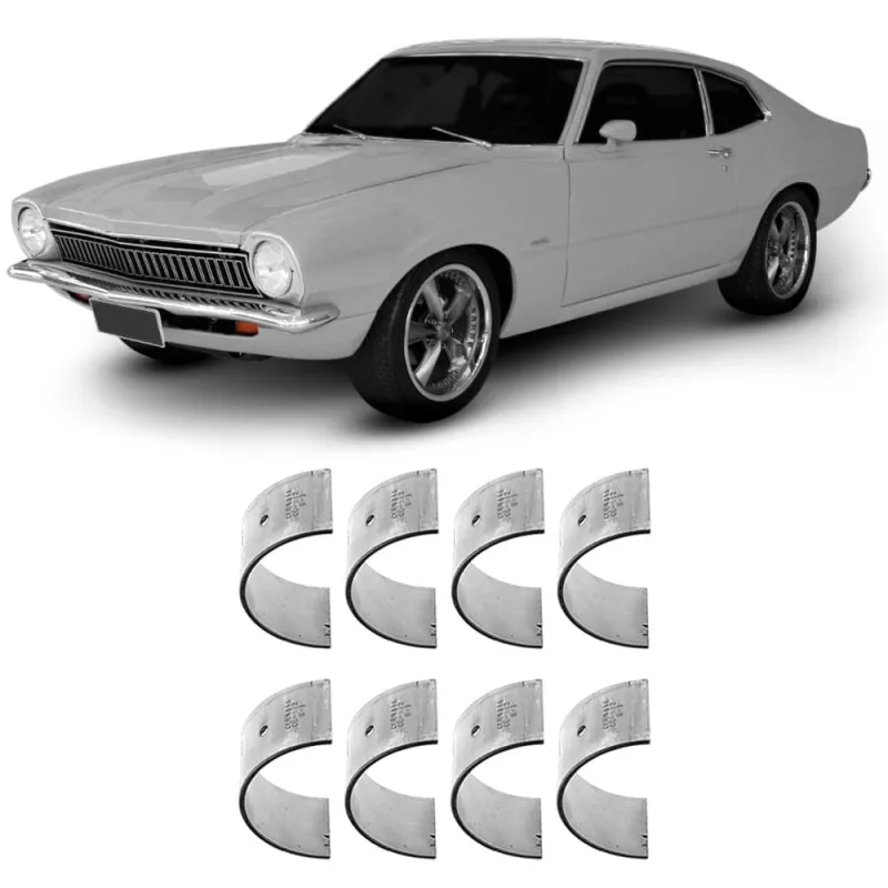 Bronzina Casquilho Mancal std Ford Maverick 2.3 8V Mahle - Mahle - Automotivo