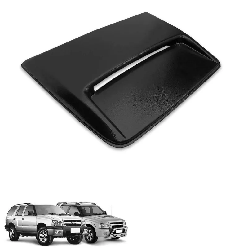 Scoop Entrada Ar S10 Blazer 1995 A 2011 Aplique De Capo Preto