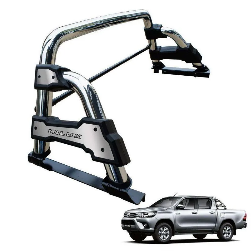 Santo Antonio Hilux 2016 A 2020 Cromado Str Com Grade