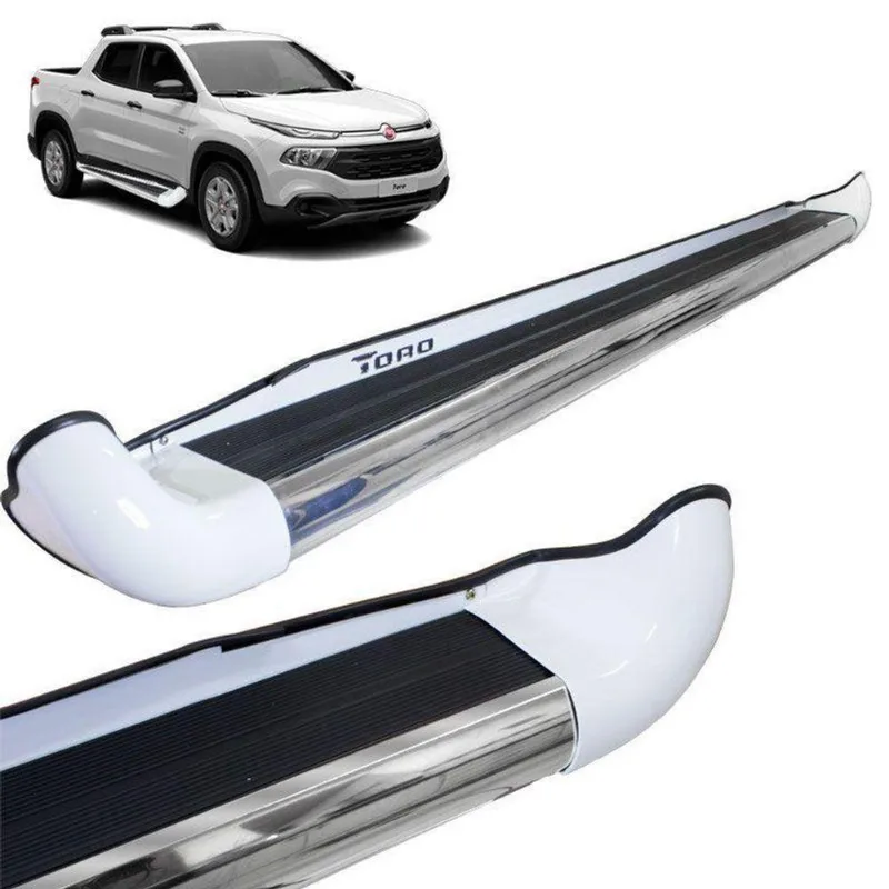Estribo Lateral Fiat Toro 2016 A 2021 Branco Ambiente