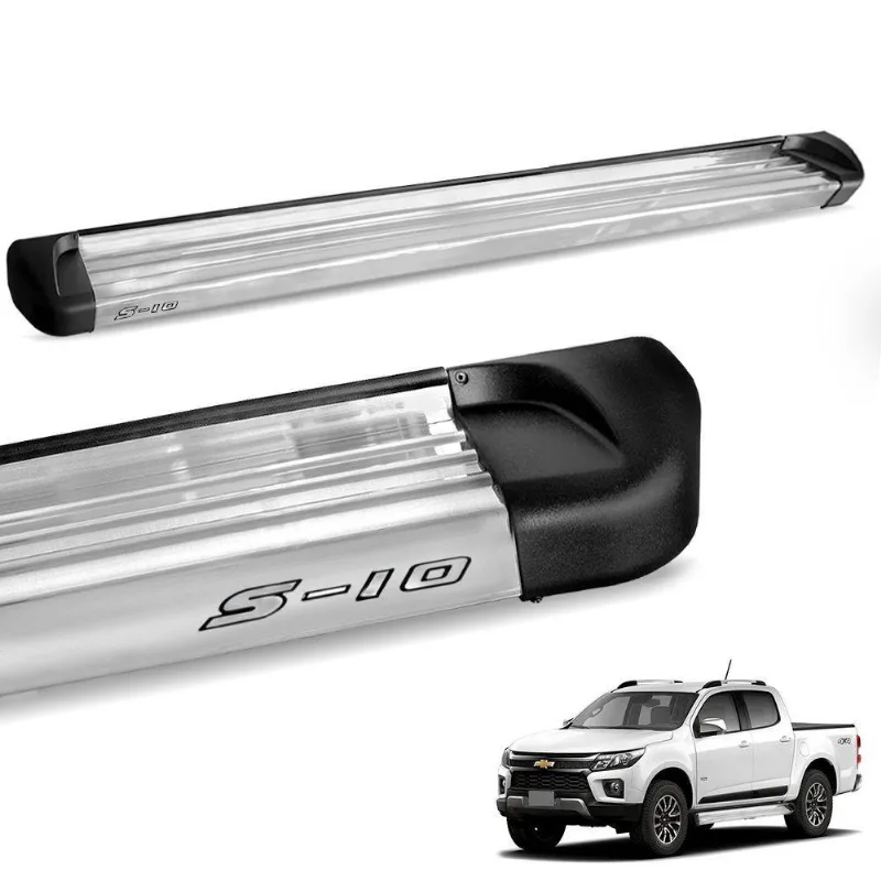 Estribo Lateral S10 2012 A 2025 Aluminio Polido Track