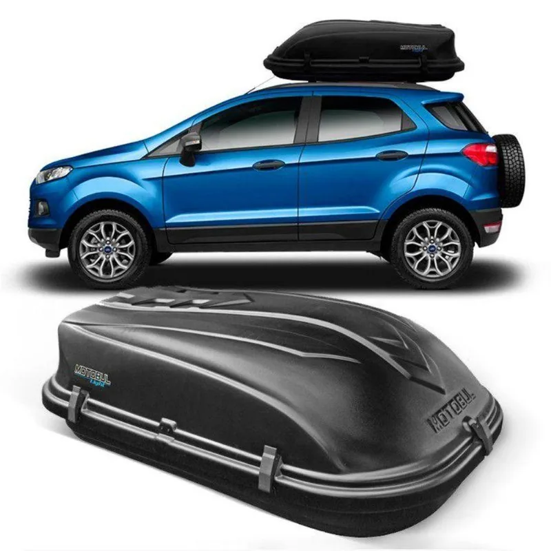 Bagageiro Maleiro De Teto Motobul 460 Litros 50kg Preto