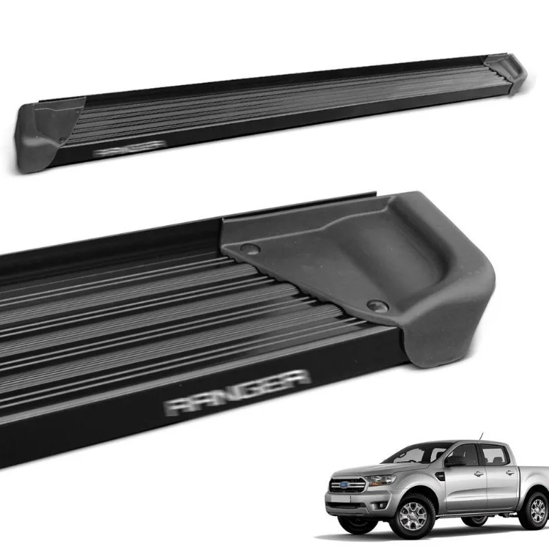 Estribo Lateral Ranger Cd 2013 A 2024 Aluminio Preto A3