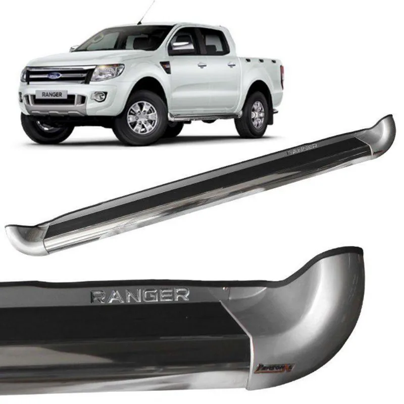Estribo Lateral Ranger 2013 A 2020 Prata Geada Personal