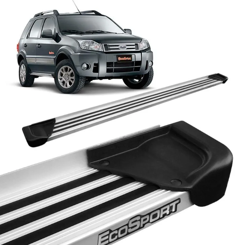 Estribo Lateral Ecosport 2003 A 2012 Aluminio Natural A1
