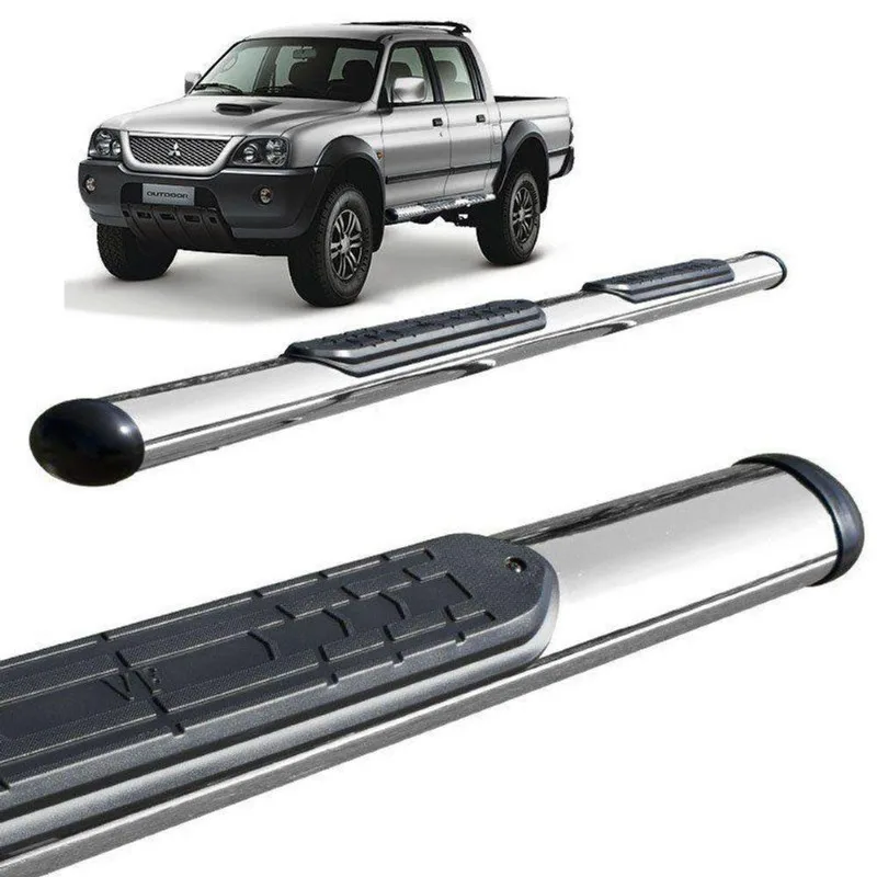 Estribo Lateral L200 Sport Outdoor 2006 A 2012 Oval Cromado Vf