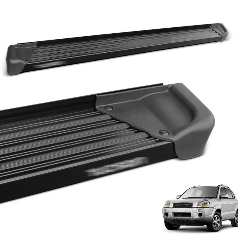 Estribo Lateral Tucson 2005 A 2016 Aluminio Preto A3