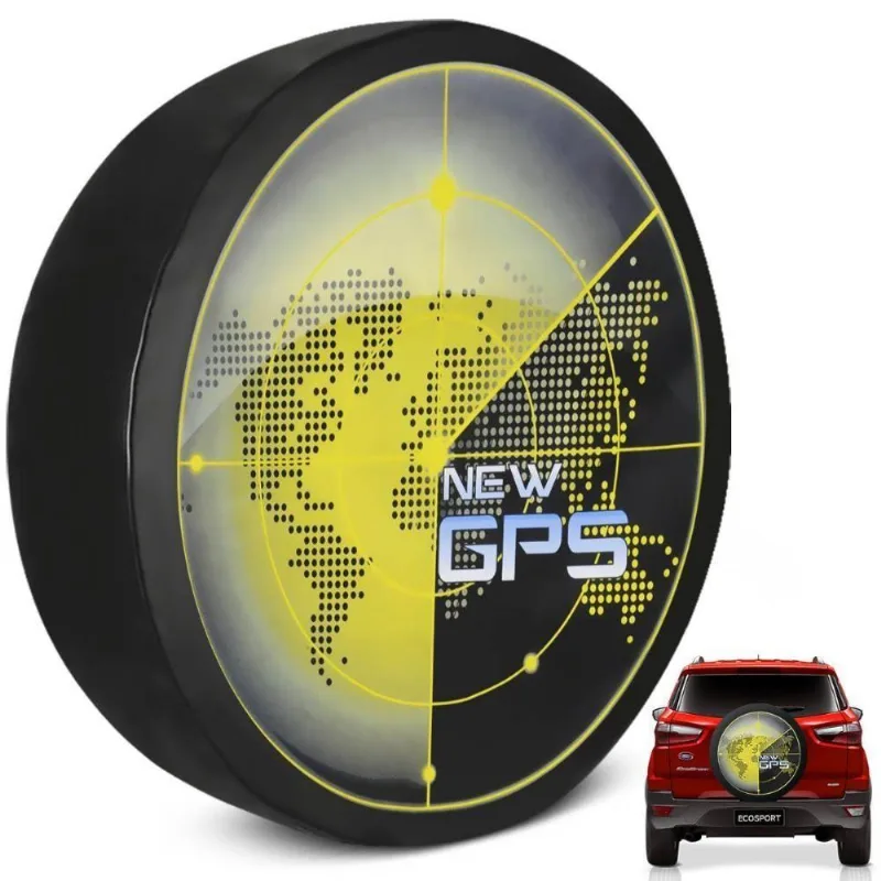 Capa De Estepe Ecosport 2003 A 2019 New Gps Com Cadeado