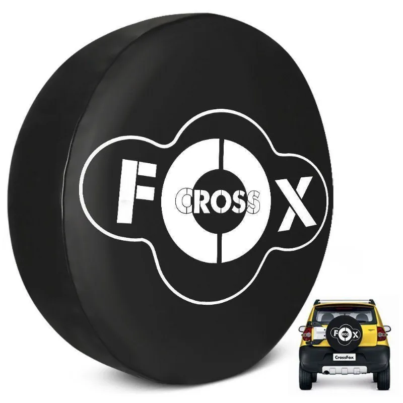 Capa De Estepe Crossfox 2005 A 2019 Com Cadeado Pvc