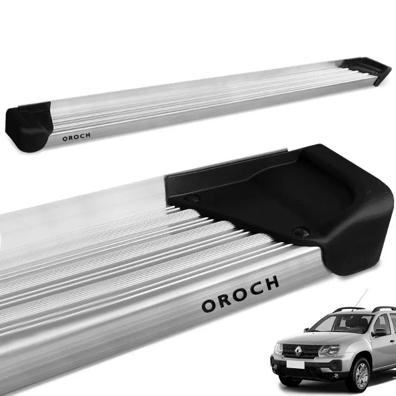 Estribo Lateral Oroch 2016 A 2025 Aluminio Natural A3