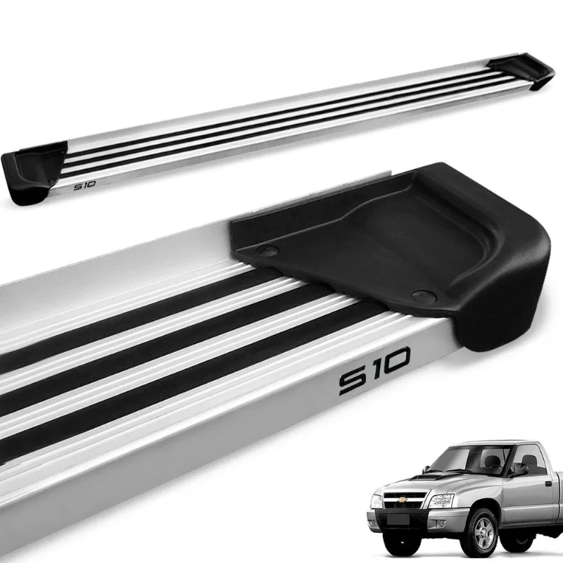 Estribo Lateral S10 CS 1995 a 2011 Aluminio Natural A1