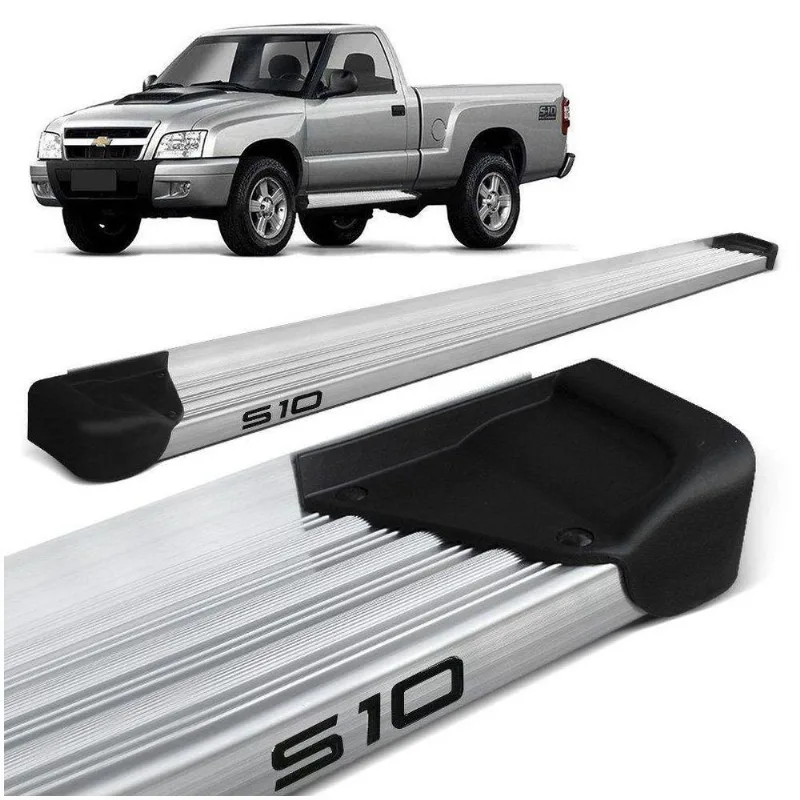 Estribo Lateral S10 Cs 1995 A 2011 Aluminio Natural A3