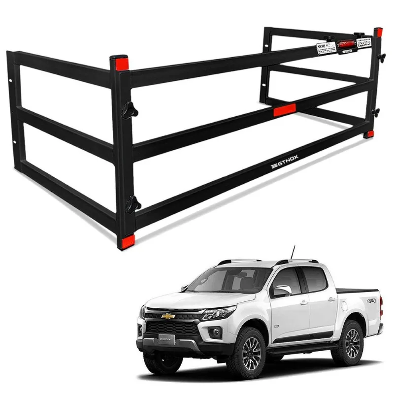 Extensor De Caçamba S10 2012 A 2021 Divisor De Cargas Preto Ed - Gtnox