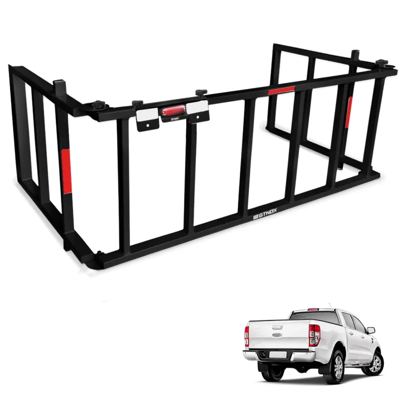 Extensor de Caçamba Ranger 2013 a 2026 Rampa Preto - Gtnox - Automotivo