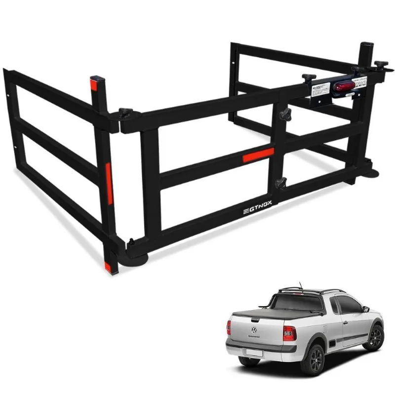 Extensor De Caçamba Saveiro 2010 A 2024 Dobravel Edd Preto