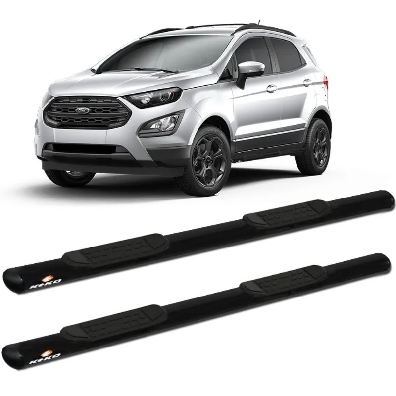 Estribo Lateral Ecosport 2013 A 2021 Oblongo Preto Keko K1