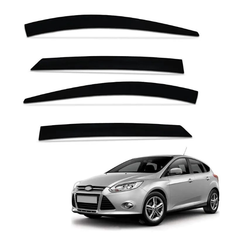 Calha Chuva Focus Sedan 2014 A 2019 Acrilico Inteiriça