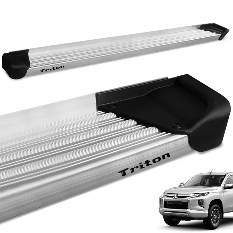 Estribo Lateral L200 Triton Sport 2017 a 2025 Aluminio Natural A3