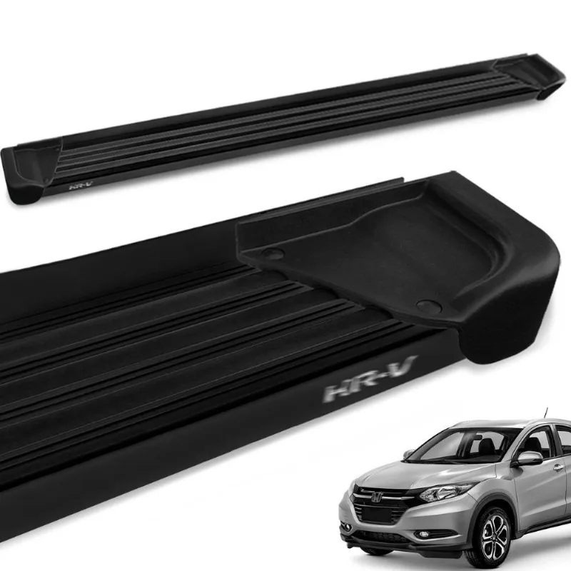Estribo Lateral Hrv 2016 A 2021 Aluminio Preto A1