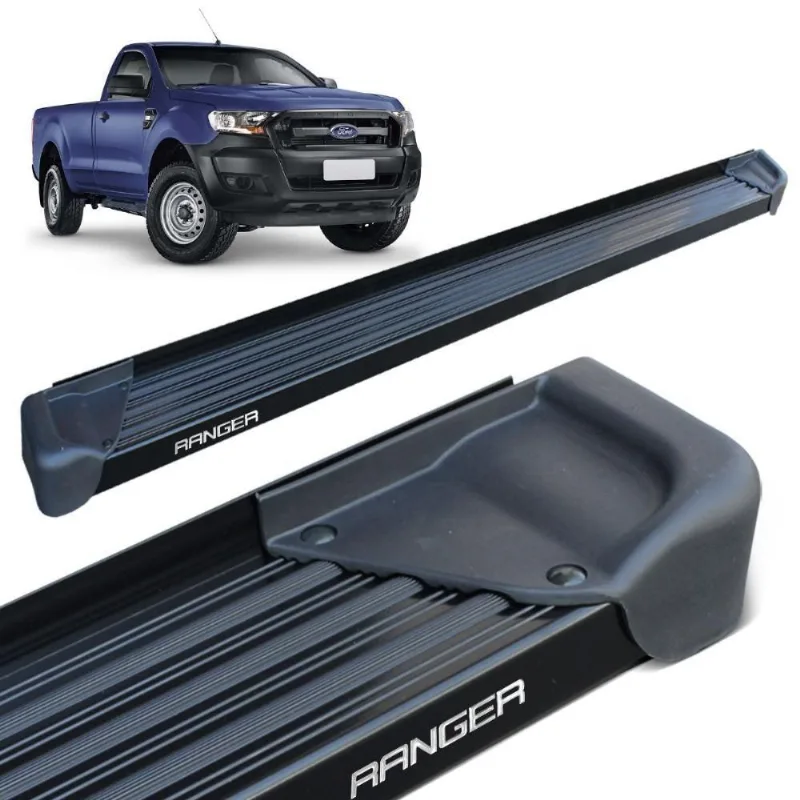 Estribo Lateral Ranger Cs 2013 A 2020 Aluminio Preto A3