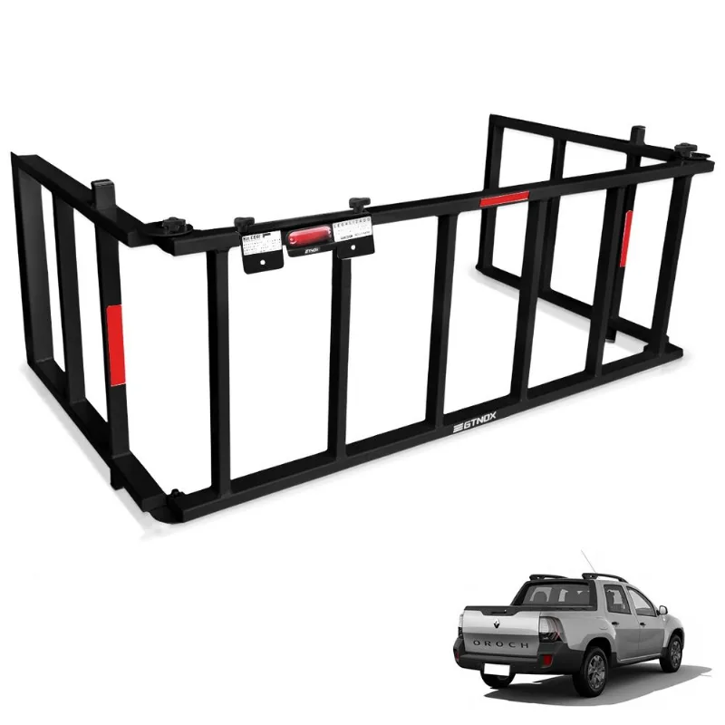 Extensor De Caçamba Oroch 2016 a 2025 Rampa Preto Reforçado 350kg