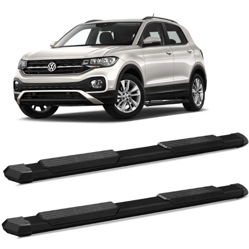 Estribo Lateral T-cross 2019 A 2021 Extreme Alumínio Preto Ck