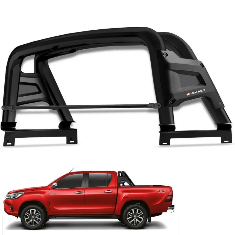 Santo Antonio Hilux 2016 A 2021 Preto Com Barra Keko K1