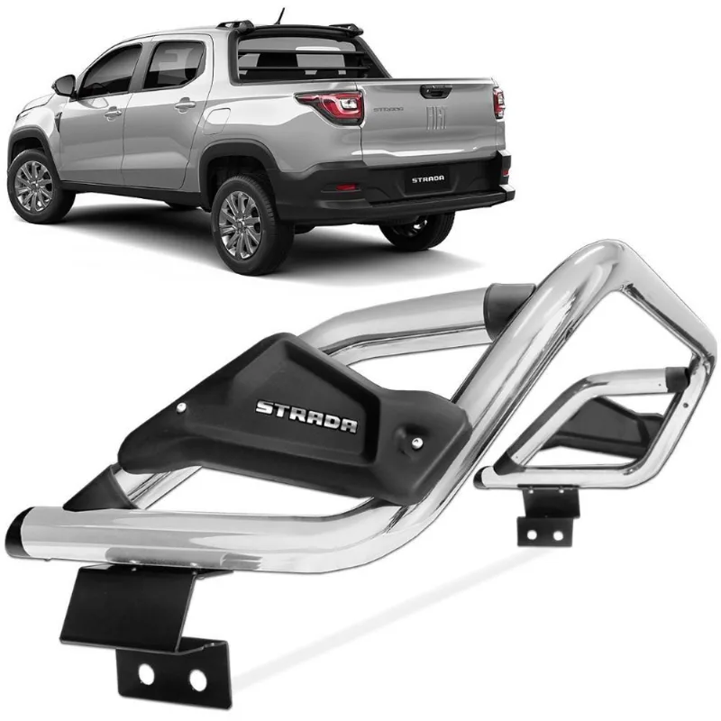 Santo Antônio Fiat Strada 2021 Cabine Dupla Cromado Slim Ii Bepo