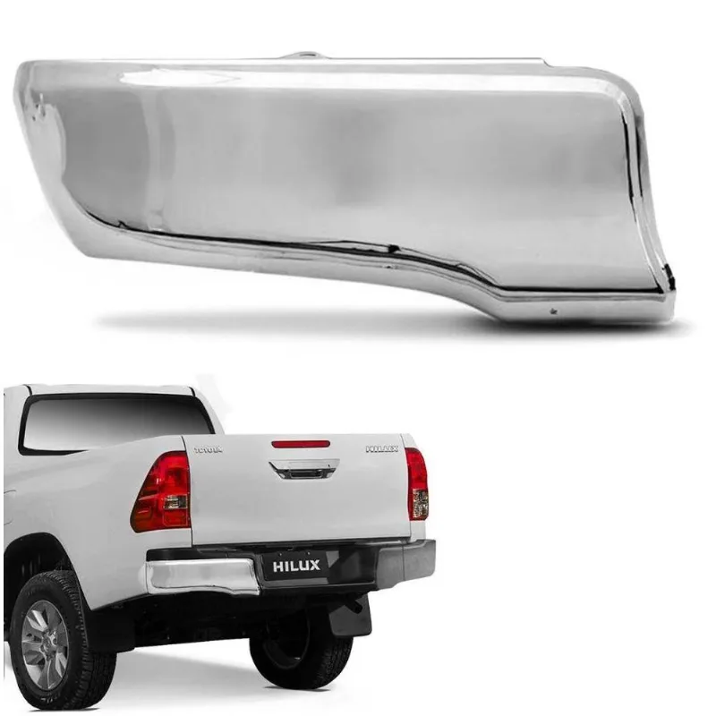 Ponteira De Parachoque Traseiro Hilux 2016 A 2022 Lado Esquerdo Bepo
