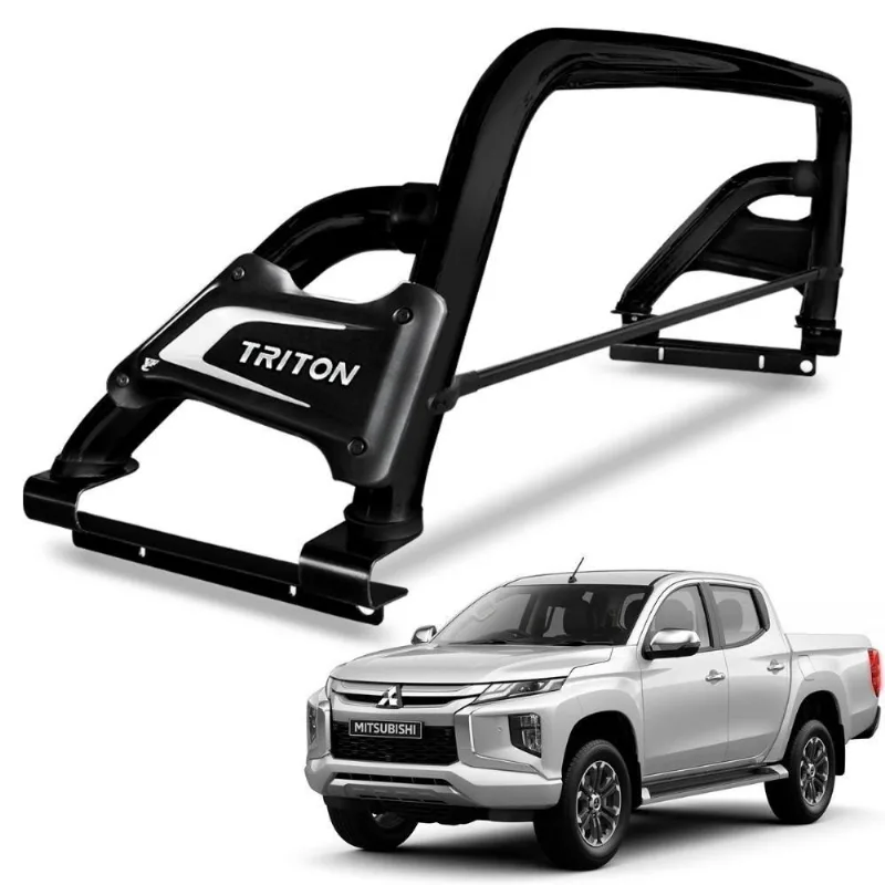 Santo Antonio L200 Triton Sport 2017 A 2021 Premium Preto Com Barra