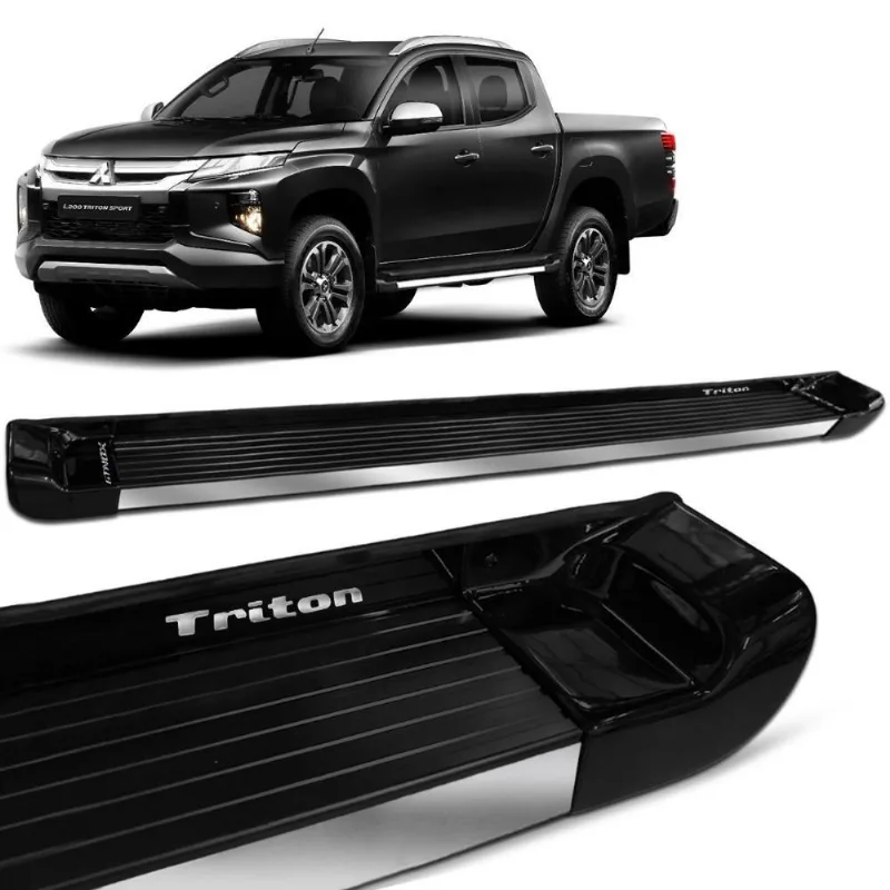 Estribo Lateral L200 Triton Sport 2017 A 2021 Preto Personalizado