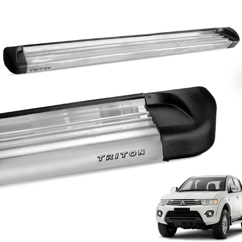 Estribo Lateral L200 Triton 2008 A 2016 Alumínio Polido