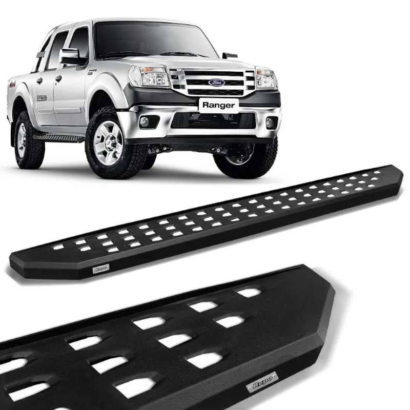 Estribo Lateral Ranger 1998 A 2012 Cd Extreme Preto Bepo
