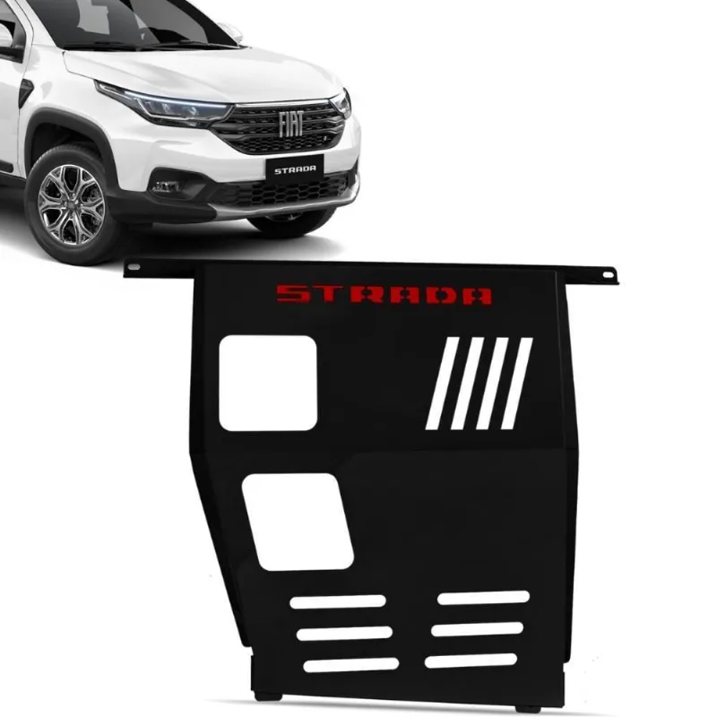 Protetor De Carter Strada 2021 2022 Cd Cs Preto Fosco Peito
