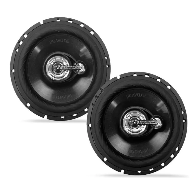Par Alto Falante Bravox 6 Pol Tr6 U 120 Rms 4 Ohms Triaxial