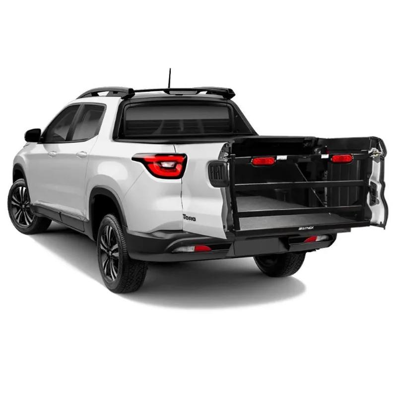 Extensor De Caçamba Toro 2016 A 2025 Preto Divisor Aço Carbono 200kg Gtnox