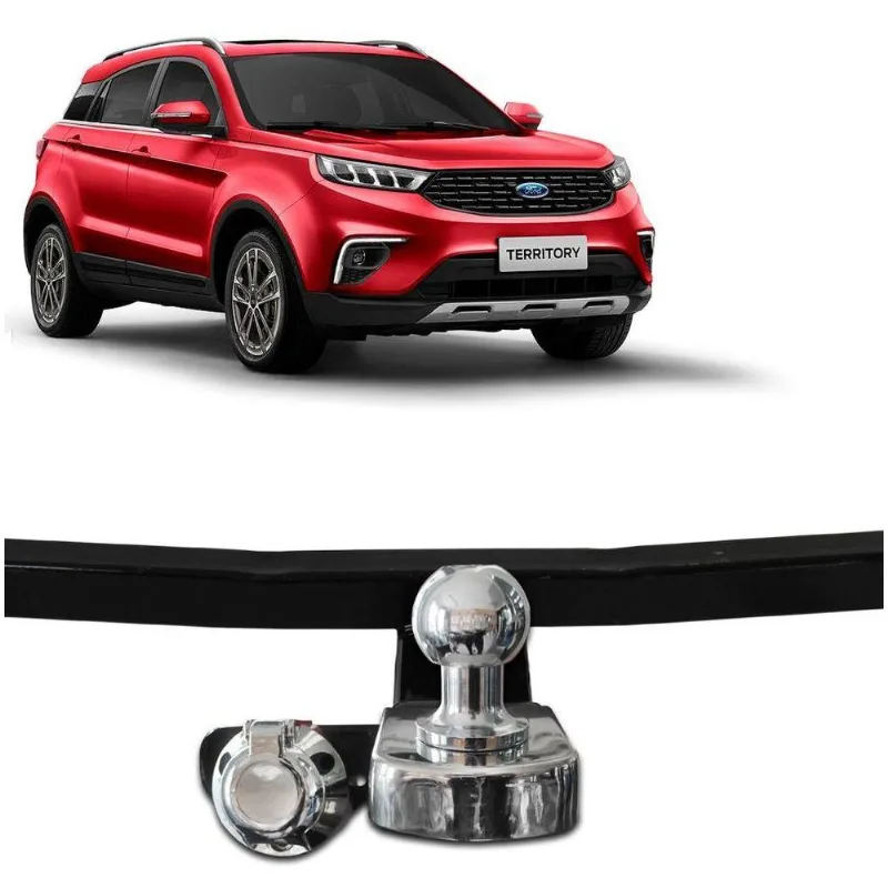 Engate De Reboque Ford Territory 2021 2022 Completo Fixo 700kg