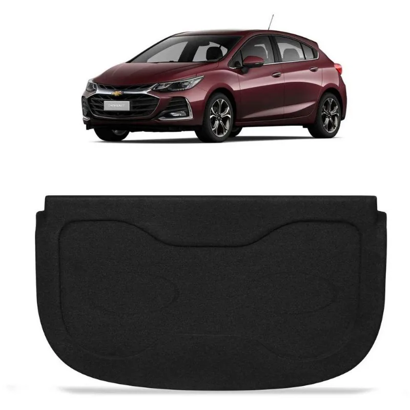 Tampão Do Porta Malas Cruze Hatch 2017 A 2022 Preto Com Furo 6x9