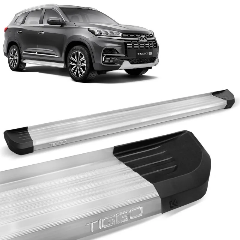 Estribo Lateral Tiggo 8 2021 A 2023 Alumínio Anodizado