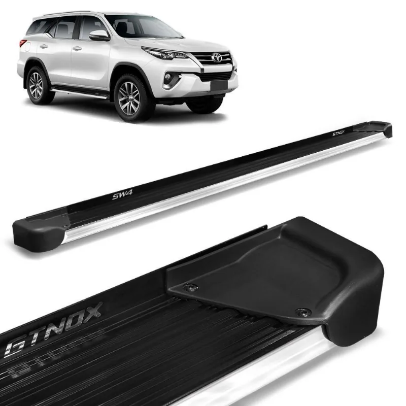 Estribo Lateral Hilux Sw4 2016 A 2023 Alumínio Preto A4