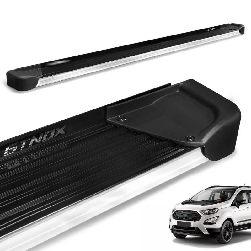 Estribo Lateral Ecosport 2013 A 2021 Alumínio Preto A4