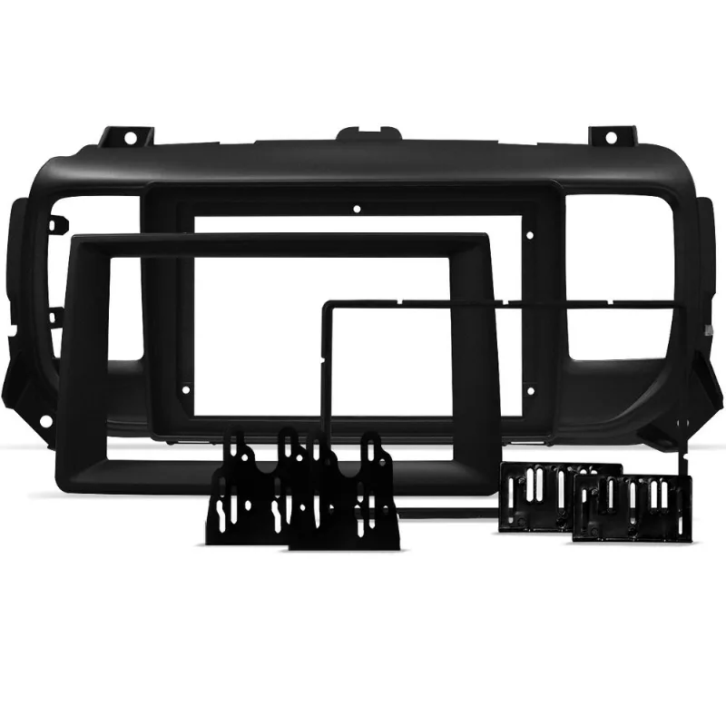 Moldura de Painel 9 com Redutor para 7 polegadas Peugeot Expert e Citroen Jumpy Preto