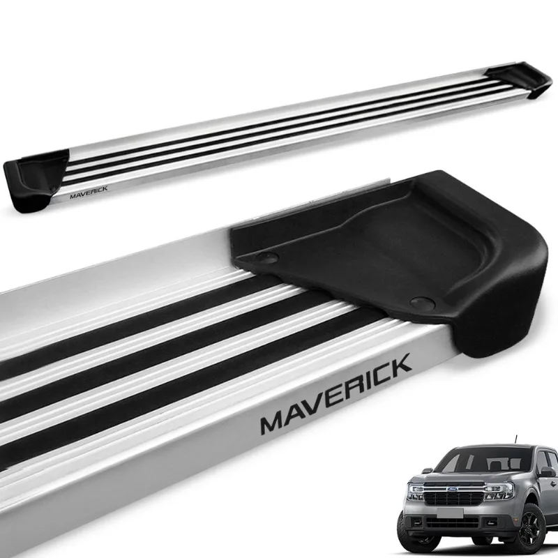 Estribo Lateral Maverick 2022 a 2025 Alumínio Natural A1