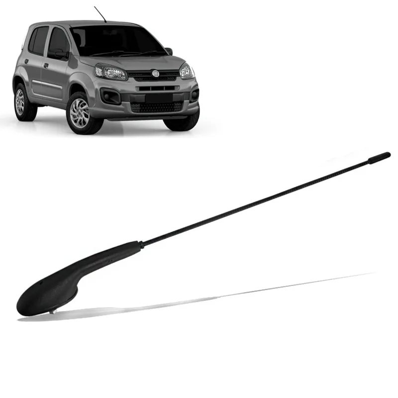 Antena de Teto Dianteira Palio Marea Strada Brava Doblo Novo Uno Haste Espiral Fixa 40cm - Antico - Instrumentos Musicais