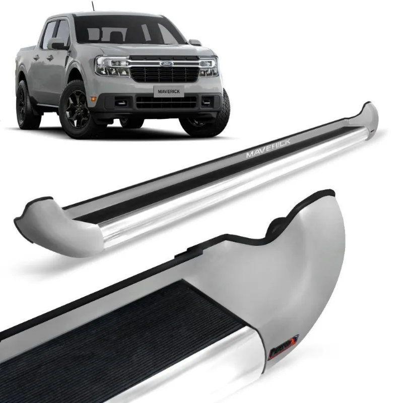Estribo Lateral Maverick 2022 2023 Personalizado Cinza Dover