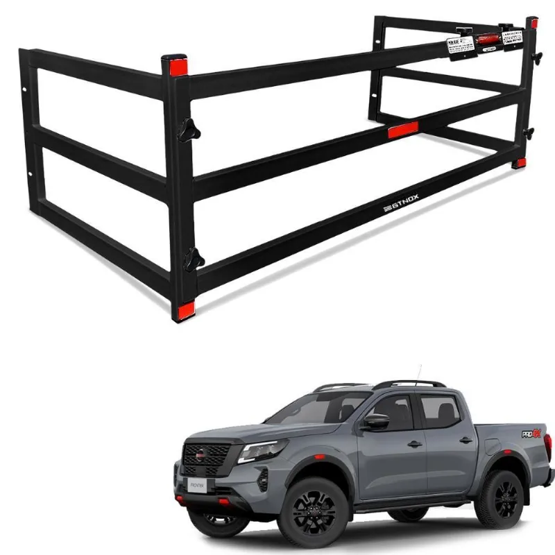 Extensor De Caçamba Frontier 2023 Divisor Cargas Ed Preto
