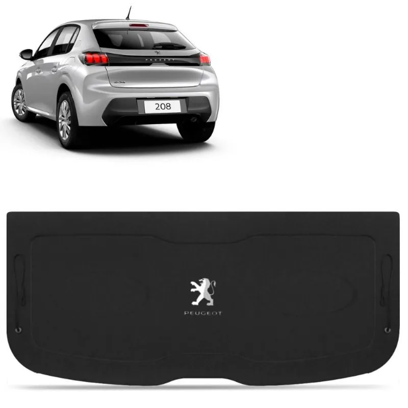 Tampão Malas Peugeot 208 2020 2024 Pto Furo 6x9 Cordinhas